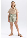 DEFACTO Girl Paperbag Fit Short