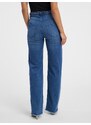 Orsay Modré dámské široké džíny - Dámské