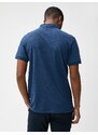 Koton Large Collar T-Shirt, Slim Fit T-shirt with Buttons and Short Sleeves.