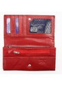 Velká dámská kožená peněženka Cefirutti 7680166 – červená