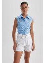 DEFACTO Oversize Fit modal Sleeveless Shirt