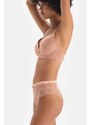 Dagi Salmon Underwire Unpadded Satin Detailed Lace Bra