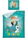Detexpol Bavlněné povlečení Ledové království - Frozen - motiv Elsa & Anna - 100% bavlna - 70 x 90 cm + 140 x 200 cm