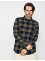 Volcom Caden Plaid Ls (navy)námořnická modrá