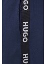 Bavlněné kalhoty HUGO s aplikací