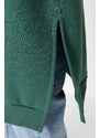 Trendyol Green Oversize/Wide fit with slits. Thick Fleece Inside Knitted Sweatshirt