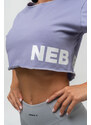 NEBBIA - Crop top tričko POWERHOUSE 279 (light purple)