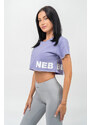 NEBBIA - Crop top tričko POWERHOUSE 279 (light purple)