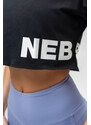 NEBBIA - Crop top tričko POWERHOUSE 279 (black)
