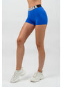 NEBBIA - Fitness šortky s vysokým pasem GLUTE PUMP 240 (blue)