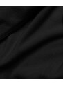 J.STYLE Černá melanžová dámská mikina s polarem (HD111-1)