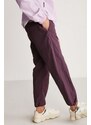 GRIMELANGE Terry Parachute Comfort Burgundy Single Trousers