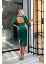 Dámské šaty 264 model 170847 Tmavě zelená - Bicotone