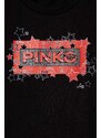 Dětské tričko s dlouhým rukávem Pinko Up černá barva