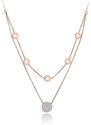 Victoria Filippi Stainless Steel Ocelový náhrdelník Annie Gold - chirurgická ocel
