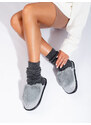 Women's gray comfortable Shelvt slippers