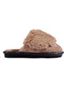 Women's brown comfortable Shelvt slippers