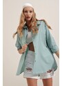 Bigdart 3900 Oversized Basic Long Shirt - Sea Green