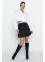 Trendyol Black Skater Mini Knitted Skirt