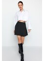 Trendyol Black Skater Mini Knitted Skirt