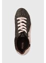 Dětské sneakers boty Michael Kors hnědá barva