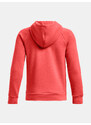 Under Armour Mikina UA Rival Fleece BL Hoodie-RED - Kluci