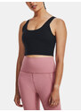 Under Armour Tílko Meridian Fitted Crop Tank-BLK - Dámské