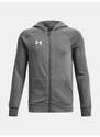 Under Armour Mikina UA Rival Fleece FZ Hoodie-GRY - Kluci