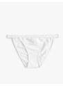 Koton Textured Bikini Bottom Normal Waist