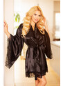 Kalimo Housecoat Mahe Black