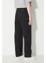 adidas Originals Kalhoty adidas Cargo Pant IA2456 dámské, černá barva, kapsáče, high waist