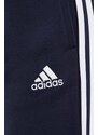 Bavlněné tepláky adidas tmavomodrá barva, s aplikací, IC9923