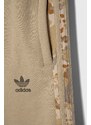 Dětské kraťasy adidas Originals béžová barva, s aplikací, nastavitelný pas