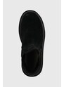 Semišové kotníkové boty Gant Frenzyn dámské, černá barva, na plochém podpatku, 27553337.G00