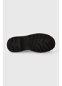 Semišové kotníkové boty Gant Frenzyn dámské, černá barva, na plochém podpatku, 27553337.G00