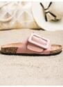 Shelvt ECO LEATHER FLIP-FLOPS WITH BUCKLE