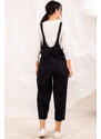 armonika Women's Black Gardener Jumpsuit