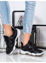 Shelvt KYLIE STYLISH BLACK SNEAKERS