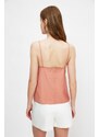 Trendyol Dried Rose Strapped Blouse