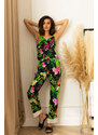 Layla Dreams Woman's Pyjamas Set Of No Sleeve Blouse& Long Pants L11