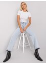 Fashionhunters Světle modré dámské džínové džíny značky Emersinde