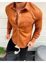 DStreet Men's long-sleeved shirt in copper