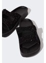 DEFACTO Women Flat Sole Faux Leather Slippers