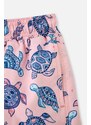 Dagi Pink Boy's Caretta Patterned Swim Shorts