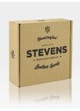 Textilní opasek Stevens v dárkové krabičce - tmavě zelený