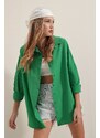 Bigdart 3900 Oversize Basic Long Shirt - Green