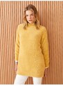 LC Waikiki Half Turtleneck Plain Long Sleeve Women's Knitwear Tunic