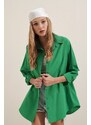 Bigdart 3900 Oversize Basic Long Shirt - Green