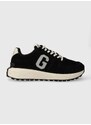 Semišové sneakers boty Gant Ronder černá barva, 27633227.G00
