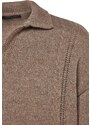 Trendyol Mink Oversize Fit Wide Fit Polo Neck Knitwear Sweater